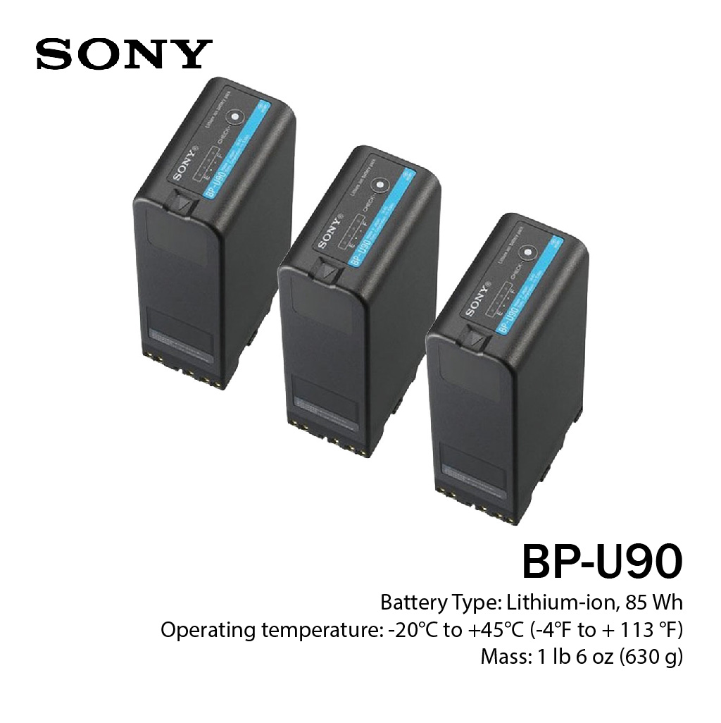 Akku ersetzt Sony BP-U90 9600mAh 14,8V Li-Ion 